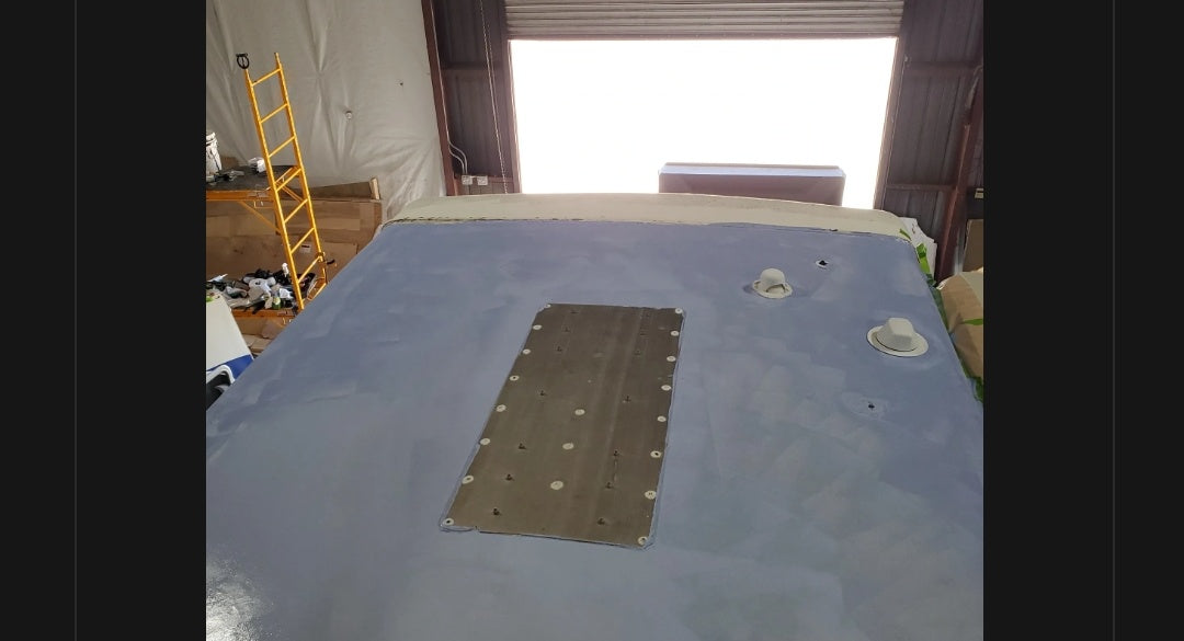 1 Gal Forever Base Coat applied direct to deck